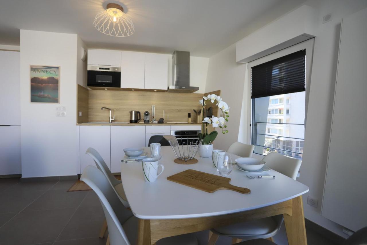 La Plume Vue Lac 3 Etoiles - Garage Prive, Secteur Recherche, Moderne & Tout Equipe, 6 Personnes Annecy Ngoại thất bức ảnh
